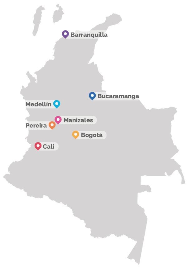 Mapa a nivel nacional de Maxitóner Mapa a nivel nacional de Maxitóner